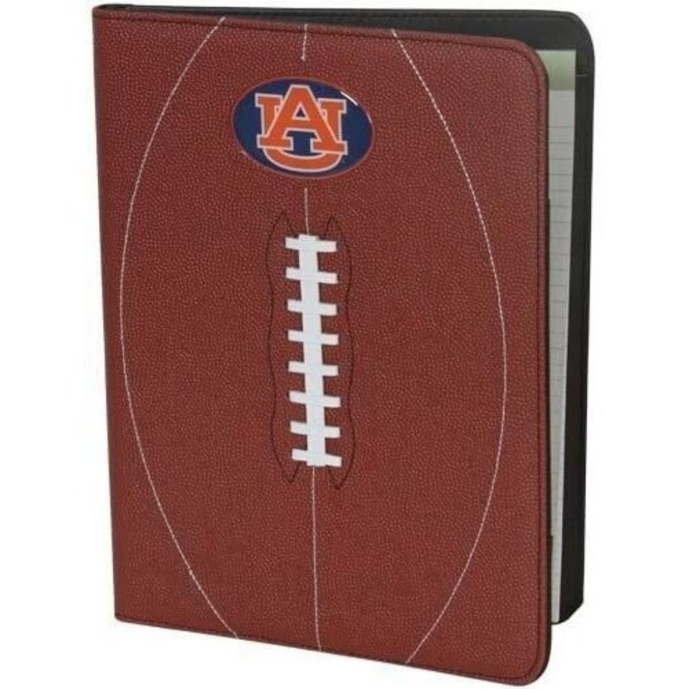 NCAA Auburn Tigers Football Portfolio Notebook Football Grain 9.5" by  13"